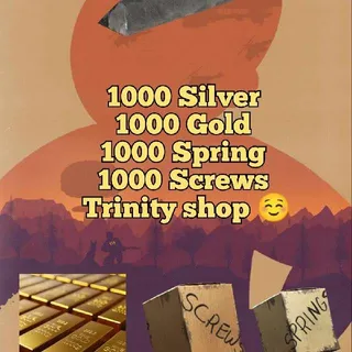 Junk | 1k Silver Gold Screws 