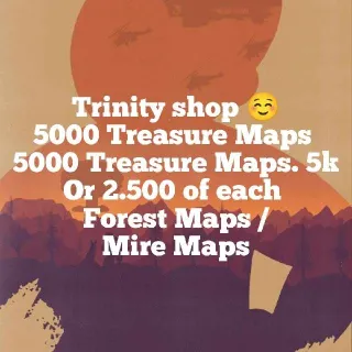 5000 treasure maps