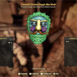 Glowing Veggie man mask