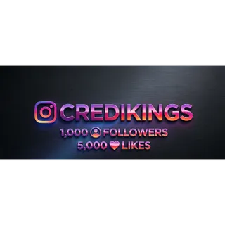 1,000 Instagram Followers + 5,000 Likes | FAST Delivery | 1-Year Guarantee