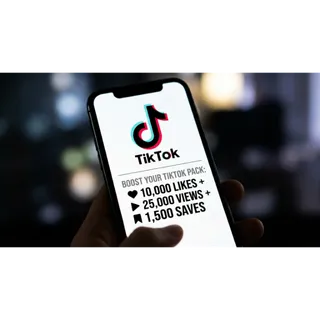 10,000 TikTok Likes + 25,000 Views + 1,500 Saves | FAST Delivery | 1-Year Guarantee