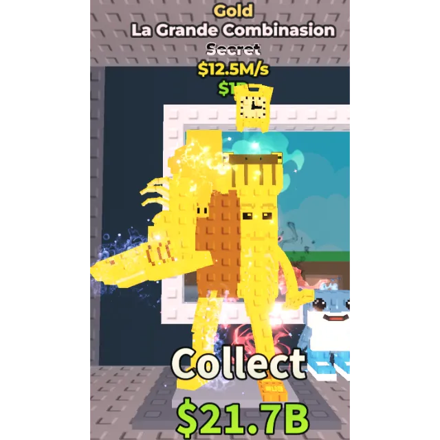 Gold La Grande Combinasion Steal a Brainrot Game Item Gameflip