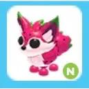 Neon Dragonfruit Fox