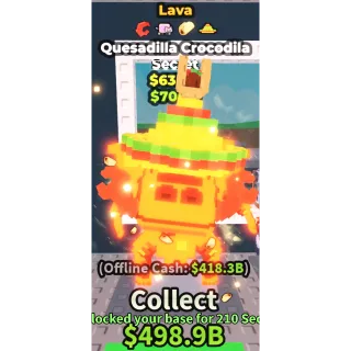 Lava Quesadilla Crocodila 63M/s