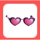 Pink Heart Glasses