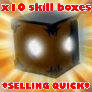 x10 skill boxes  *SELLING QUICK*