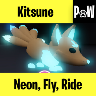 Pet Neon Kitsune Nfr In Game Items Gameflip - roblox kitsune neon