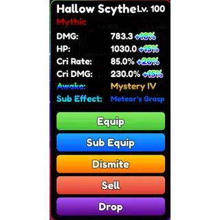 M4 Halllow Scythe - Blade x Zombies 