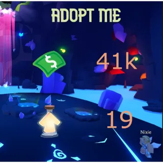 41000 bucks /19 Age-up potions- Adopt me 