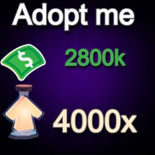 2800k bucks and 4000x potions / fast delivery /random pets admin abuse eggs /rubber ducky boxes 