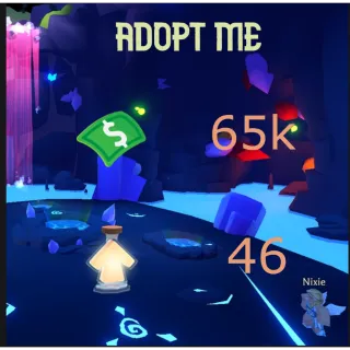 65000 bucks /46 Age-up potions- Adopt me 