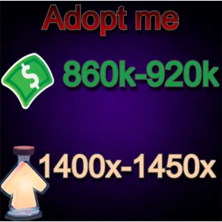 860k-920k bucks and 1400-1450x potions |fast delivery