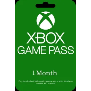 Xbox PC Game Pass 1 Month