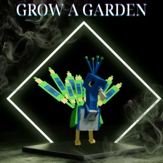 5X PEACOCK GROW A GARDEN 