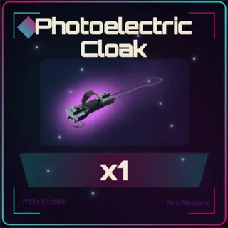 photoelectric cloak