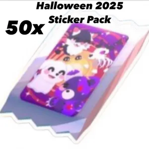 50x HALLOWEEN STICKER