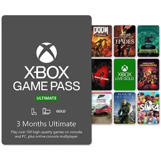 Xbox/PC Game Pass Ultimate (3 months)