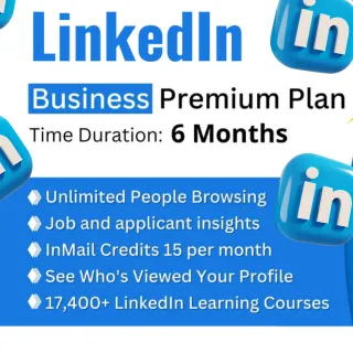 6 Months Linkedin Business Premium