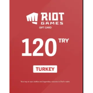 ₺120.00 TRY Riot Points - 375 VP