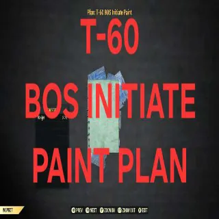 T60 BOS INITIATE PAINT