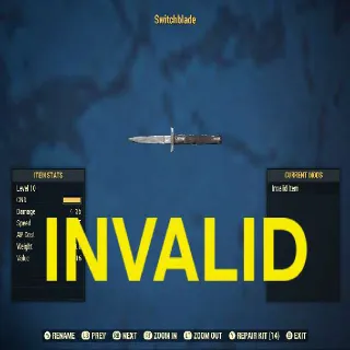 INVALID SWITCHBLADE NW