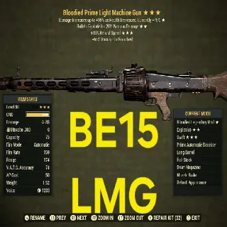 BE15 LMG MACHINE GUN