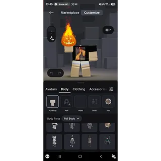 Headless and korblox acc