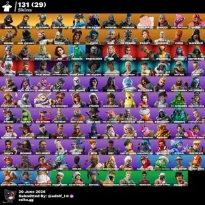 Fortnite og account 131 skins | IKONIK | The Reaper | Elite Agent | Rogue Agent | Cloud Striker