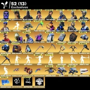 Fortnite account 162 skins | Og Skull Trooper | OG Renegade Raider | Black Knight | Sparkle Specialist | The Reaper