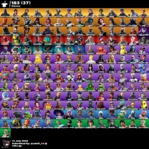 Fortnite og account 183 skins | OG STW | Renegade Raider | Black Knight | Sparkle Specialist | The Reaper | Blue Squire