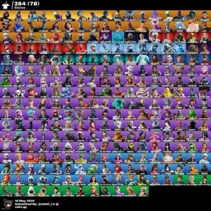 Fortnite account 284 skins | Renegade Raider | IKONIK | Glow | Cloud Striker | Rogue Agent | Subzero Cryptic