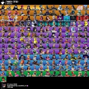 Fortnite og account 183 skins | IKONIK | Rogue Agent | Grind | Arcane Vi | Clutch | Royale Bomber | mint Axe