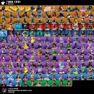 Fortnite account 166 skins | IKONIK | Gold Meowscles | Gold Midas | Gold Brutus | Tart Tycoon | Predator