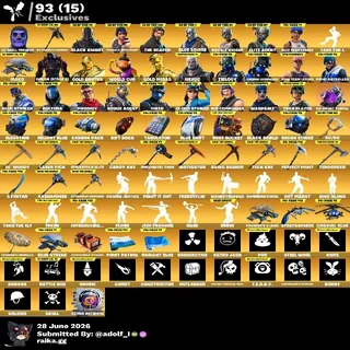 Fortnite og account 179 skins | OG STW | Og Skull Trooper | Black Knight | Sparkle Specialist | The Reaper | Blue Squire