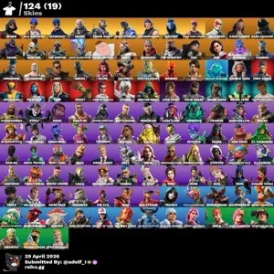 Fortnite account 124 skins | OG STW | IKONIK | Blue Team Leader | Havoc | Rogue Agent | Blue Striker