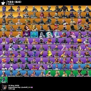 Fortnite account 133 skins | OG STW | Og Skull Trooper | Black Knight | Sparkle Specialist | The Reaper