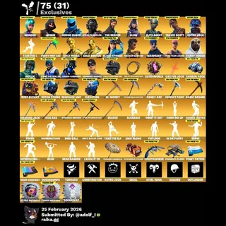Fortnite account 461 skins | OG STW | Renegade Raider | Wonder | IKONIK | Honor Guard | Stealth Reflex | Glow