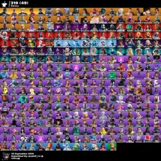 Fortnite og account 319 skins | OG STW | Master Chief | Fixer | Naruto Uzumaki | Heron Stance Hero | Spire Assassin