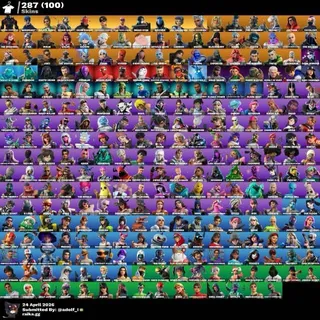 Fortnite account 287 skins | OG STW | Omega (stage 5) | Major Glory | Game Knight | Jill Valentine