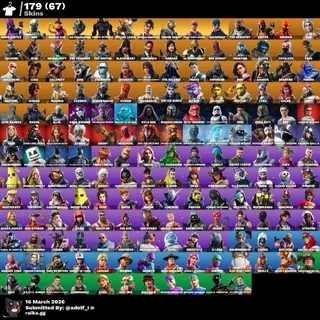 Fortnite account 179 skins | OG STW | Dark Vertex | Eon | WORLD CUP | OG Paradigma | Omega (stage 5)