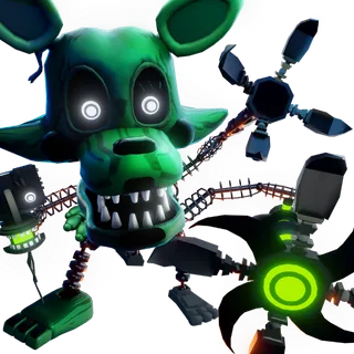 Shark Withered foxy & Phantom mangle