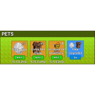 5 Pet Bundel for Upgrade - Grow a Garden