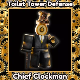 Chief clock man SIGNED