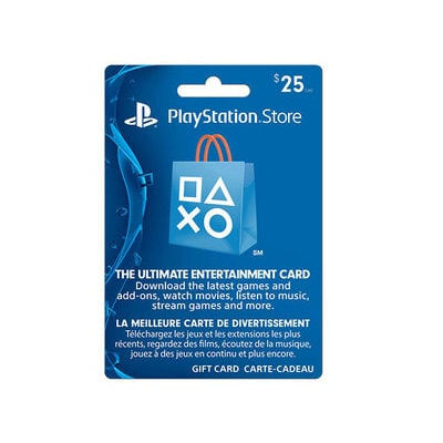 PSN card for 25$ (CODE) - PlayStation Store Gift Cards ...