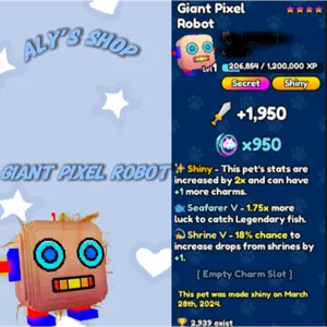 Giant Pixel Robot