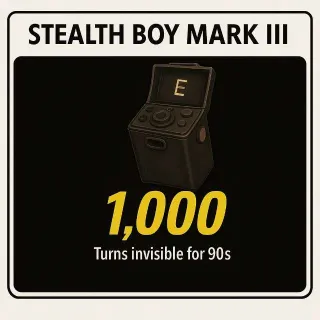 1000 Stealth Boy mark 3's