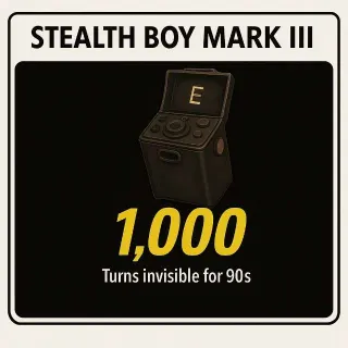 1000 Stealth Boy mark 3's
