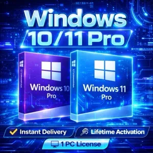 Windows 10/11 Pro Activation Key – Instant Delivery – 1PC Lifetime License