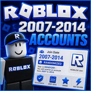 OG ROBLOX Accounts | 2007–2014 Join Dates | Randomized Year