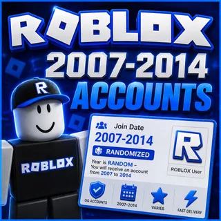 OG ROBLOX Accounts | 2007–2014 Join Dates | Randomized Year